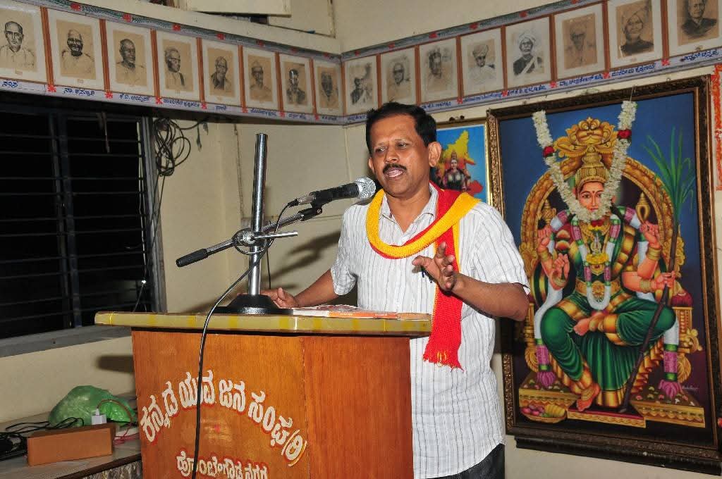Dr. Ramalingeshwara in a formal setting